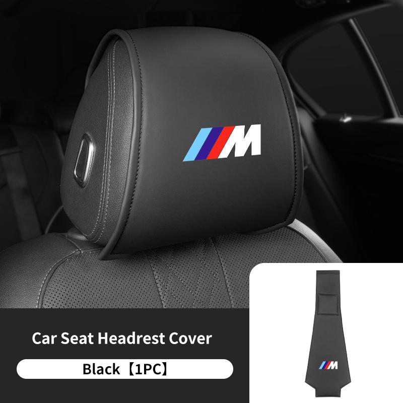 1/2pcs Car Seat Universal Headrest Pillow Anti-dirty Protector Cover For BMW E30 E34 E36 E39 E46 E52 E53 E60 E61 E62 E70 E71 E83