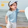 Balabala Boys' Cartoon Short-Sleeve Polo T-Shirt