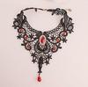 European And American Gothic Lace Collarbone Chain Women's Choker Simple Black Punk Accessory Collar