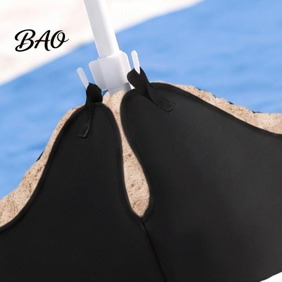 Portable Sand Weight for Parasol Beach Umbrella Base Weight, Fillable Bag Oxford Cloth Sandbag Heavy Duty Stand Outdoor Patio Garden Umbrellas Camping