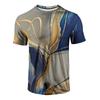 Fashion Colorful Abstract Art 3D Print T-Shirts Men Women Tees Short Sleeve Round Neck T Shirt Harajuku Top Men's Clothing