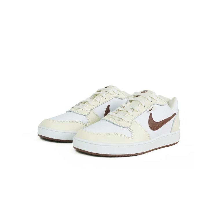 Nike Ebernon Low Prem Fauna Braun Weiß Herren Sneaker Fauna-Braun-Weiß IM3370-121