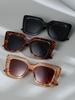 3Pcs Fashionable Oversized Square Sunglasses Set, Suitable for Different Styles of Trendy Accessories, Driving, Outdoor Activiti