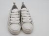 Bronx Women's White Lace-up Sneakers 38 3L4G8*