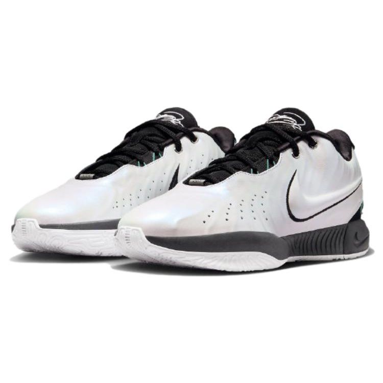 Nike LeBron 21 EP Conchiolin Unisex Sneakers Hvit Svart Bicoastal HF5842-100