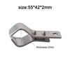 10pcs Adjustable SS304 Stainless Steel Pipe Clamps For Sunshade Net Installation Pulley Small Hanging Wheel Hinge