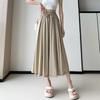 Ice Silk Fashionable Dress Pants for Women Summer New High Waisted Loose Casual Wide Leg Cropped Pants
