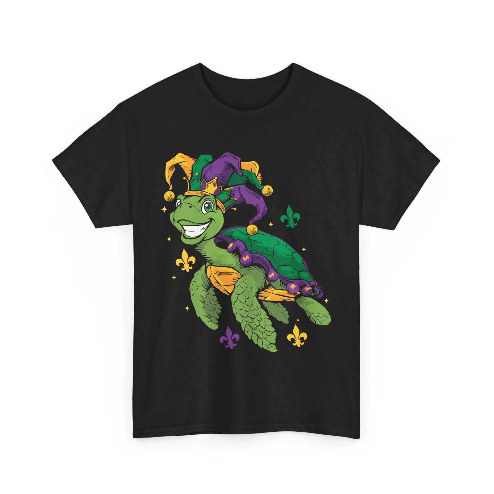 Protect the Turtles T-Shirt | Mardi Gras Turtle Cute Animal Shirt 2XL