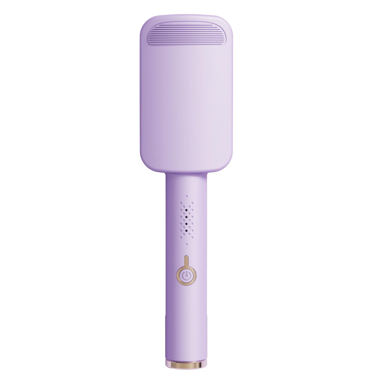 32mm Egg Roll Curler: Curling Iron with Negative Ion Technology for Large Waves and Short Hair. фиолетовый