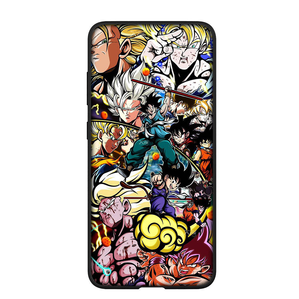 Phone Case for iPhone 17 15 16 Plus Redmi Note 14 12 11 13 Pro Max Huawei P30 P20 Lite OPPO A60 A40 A80 A18 A16 A54 Dragon Ball Goku DragonBall Cover