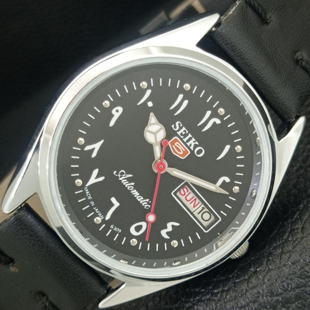 ЯПОНСКИЕ ВИНТАЖНЫЕ ОТРЕМОНТИРОВАННЫЕ МУЖСКИЕ ЧАСЫ SEIKO 5 АВТОМАТИЧЕСКИЕ 6309A a442444-1