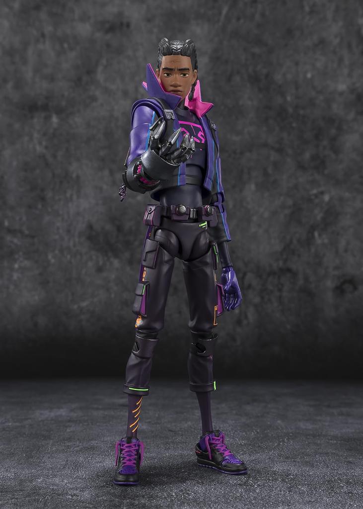 TAMASHII NATIONS Homme araignée: Across the Spider-Verse Miles G. Morales (Homme araignée: À travers le Spider-Verse) Figurine articulée S.H.Figuarts