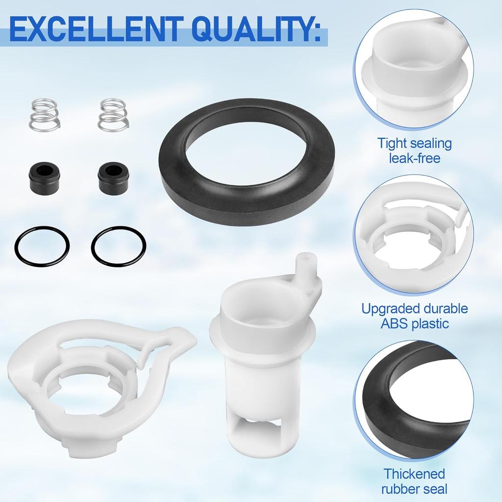 42049 Water Valve Style II Kit For Thetford Aqua Magic Style II Toilets, RV Toilet Water Valve Kit Replacement Style II Permanent Toilets, Rv Toilet