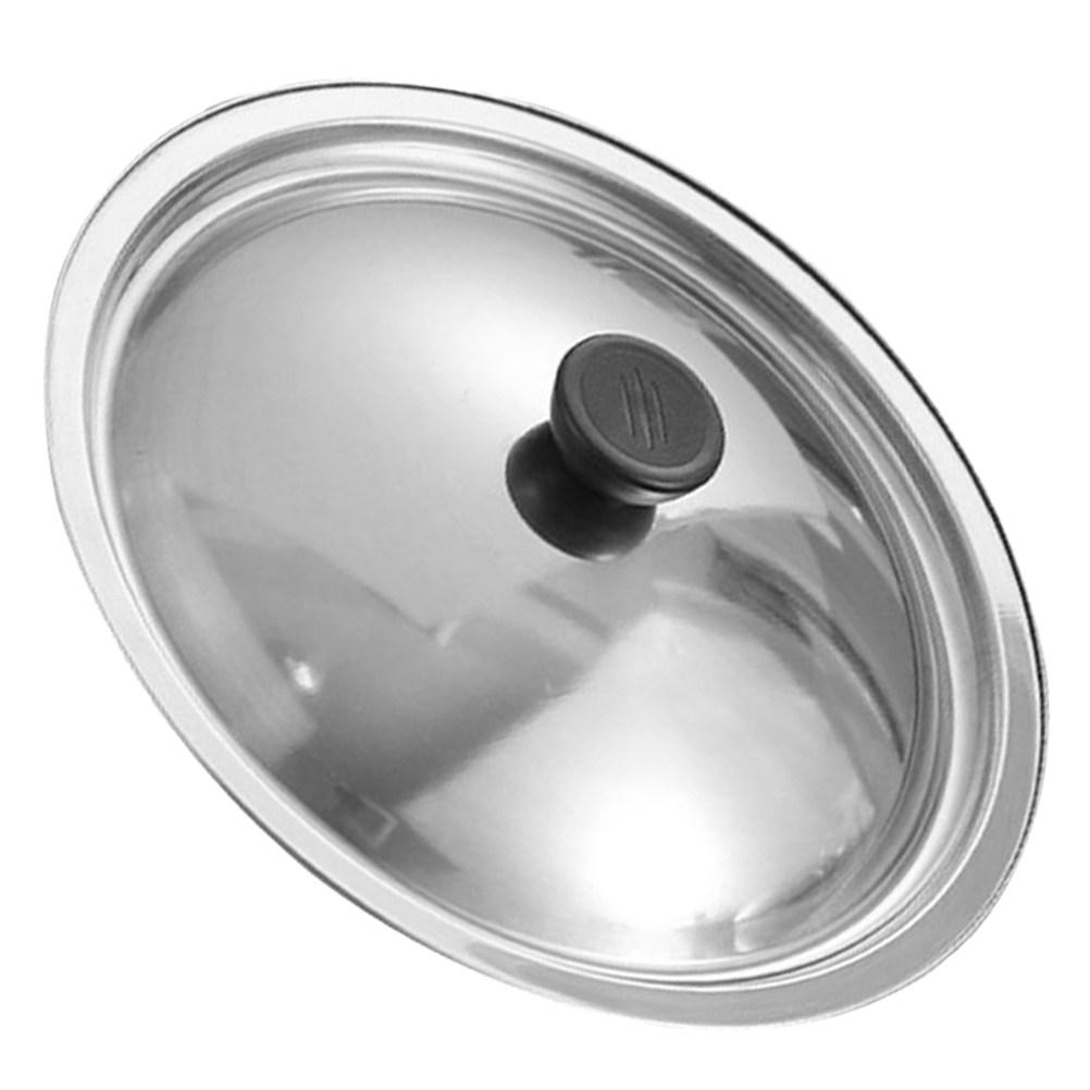 Universal Frying Pan Lid Stainless Steel Pot Lid Replacement 22Cm Bakelite Knob Thickened Pan Cover Pot Lids Lids for Pans