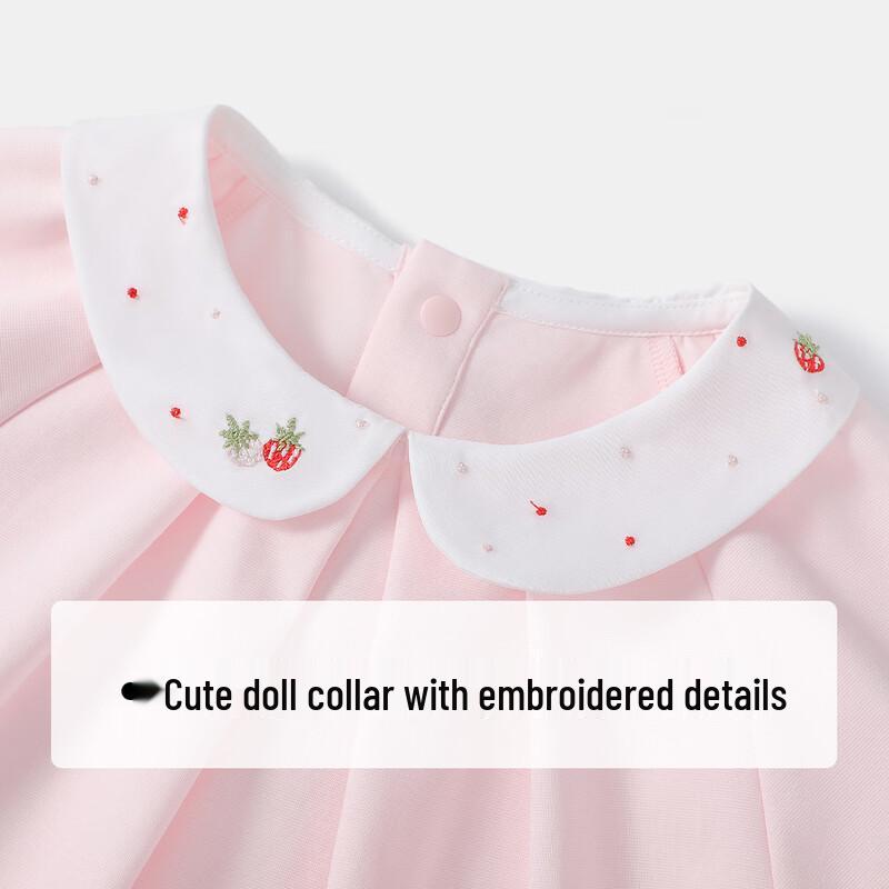YEEHOO Girls' Doll Collar Short Sleeve T-Shirt