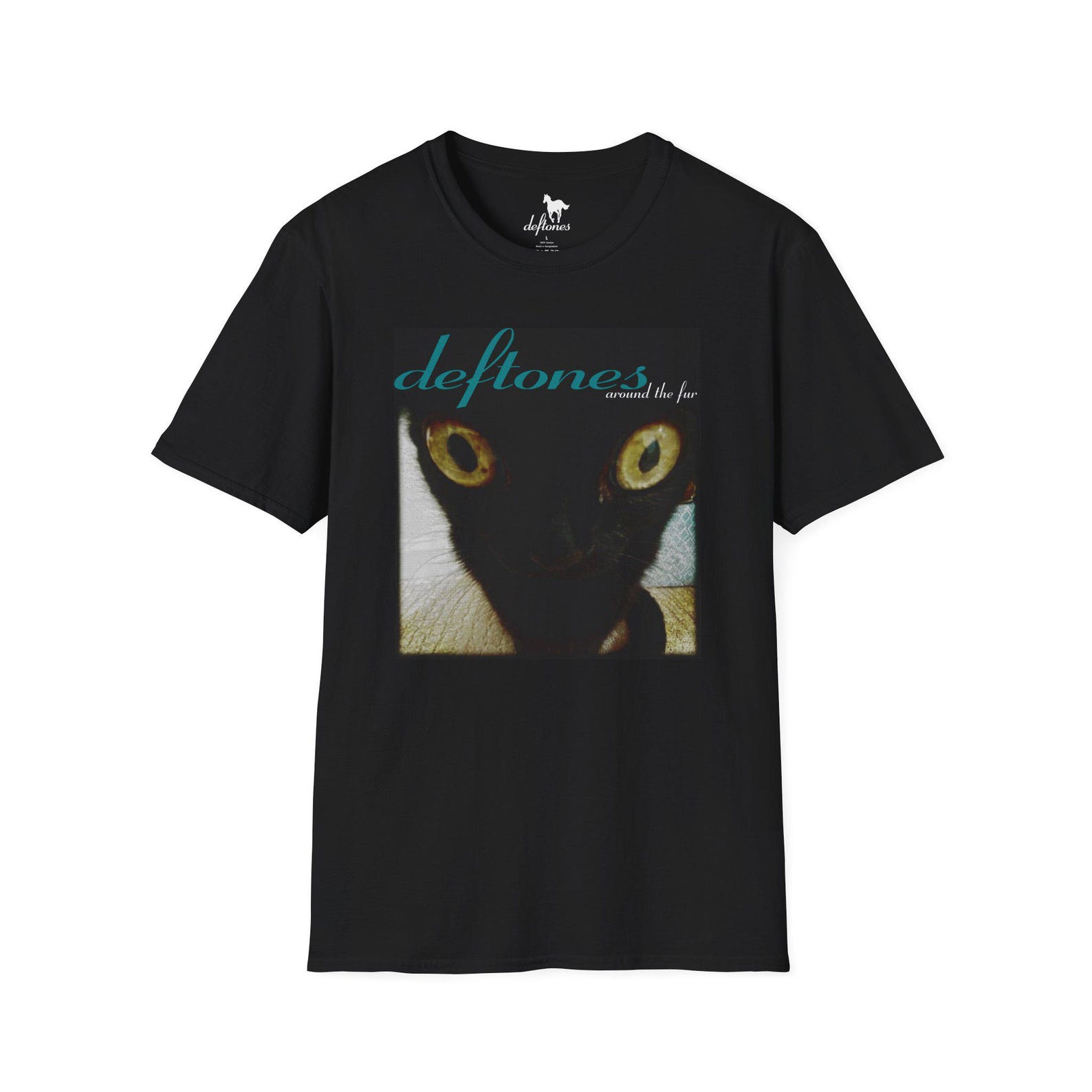 Deftones Around The Fur Cat graphic T-Shirt 3XL
