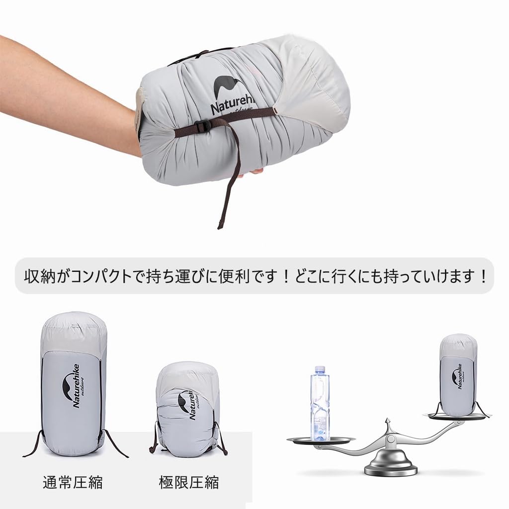 Naturehike Down Sleeping Envelope Ultra Uses Envelope Goose 4 Sleeping Mountain Disaster Sleeping In a Can Connect 2 Sleeping Compression Bag Mesh