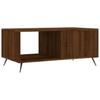 Coffee Table Brown Oak Effect 90 x 50 x 40 cm Engineered Wood