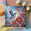 Hummingbird DIY Diamond Painting Kit with Colorful Rhinestones Sparkling Craft Canvas for Adults Home Decor and Relaxing Hobby