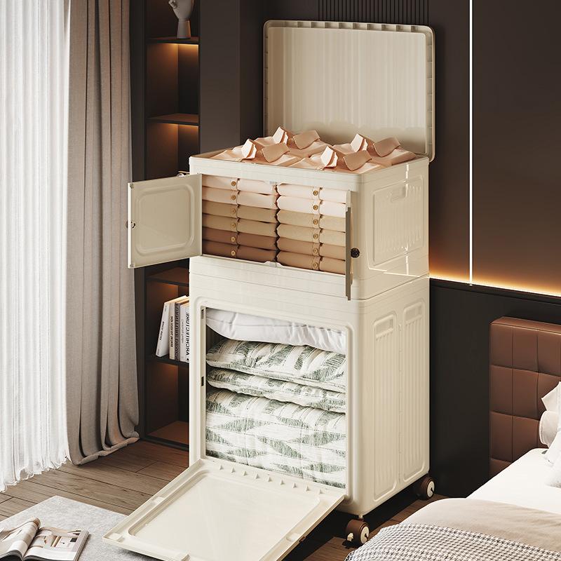 Clothes Quilt Folding Storage Box Extra Large Capacity Clothes Sorting Box Quilt Storage Box New Storage Cabinet