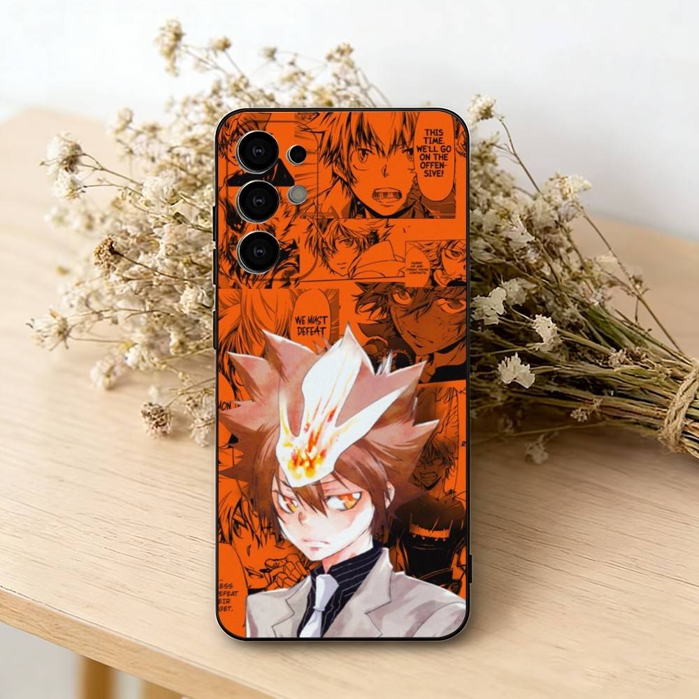 Hitman R-Reborn Tsuna S-Sawada  Phone Case For Samsung S25,S24,S21,S22,S23,S30,Ultra,S20,Plus,Fe,Lite,Note,10,Black Cover Samsung S21plus