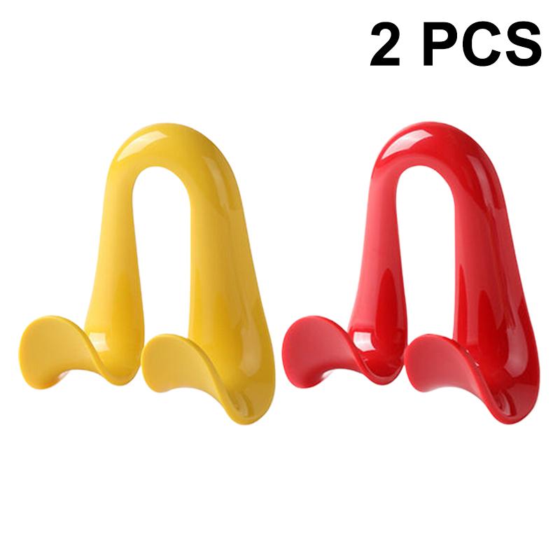3/2/1Pcs Bag Hanger Hook Double Hooks Space-Saving Clothes Hats Scarf Handbag Storage Rack Wardrobe Backpack Hook