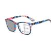 New Photochromic Multifocal Folding Presbyopia Glasses High Definition Portable Glasses Anti Blue Light Presbyopia Glasses