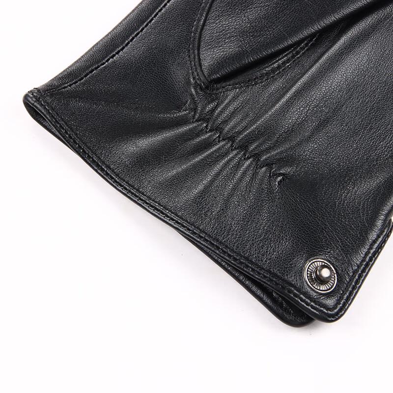 Hengyuanxiang Men's Sheepskin Winter Gloves