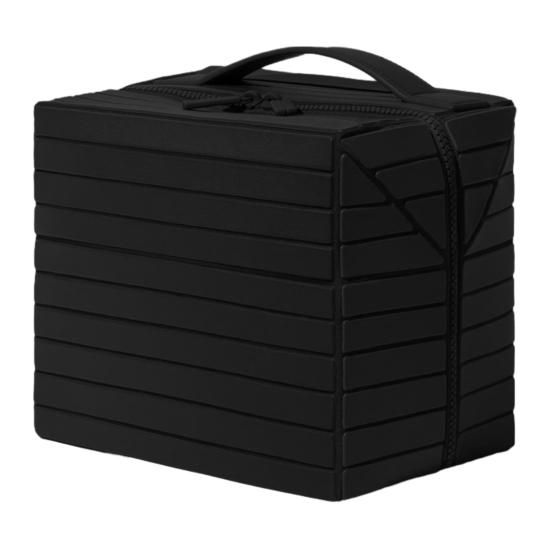 

Складная дорожная косметичка, водонепроницаемая большая сумка для туалетных принадлежностей, подвесной органайзер для косметики с отделениями, защищенными от проливания, для хрупкой косметики, для использования в отпуске чёрный