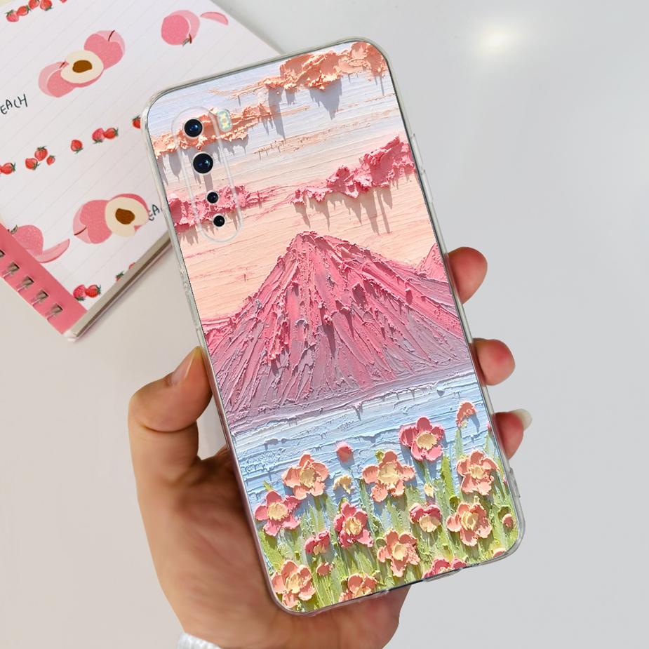 For OnePlus Nord Case AC2001 AC2003 Stylish Painted Cover Soft Siliicone Phone Case For Oneplus 8 Nord 5G One Plus Z Back Shell