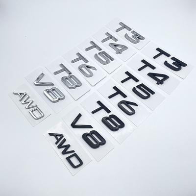Calcomanía con emblema y logotipo 3D AWD T3 T5 T6 T8 para coche Volvo C30 V40 V60 S40 S60 XC60 XC90 XC40 S80 S90 S80L S60L