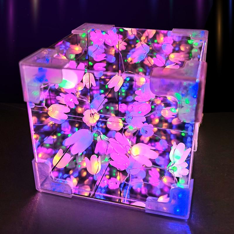 

Набір «Зроби сам» нічника-тюльпана з дзеркалом, науковий експеримент для дітей та освіти