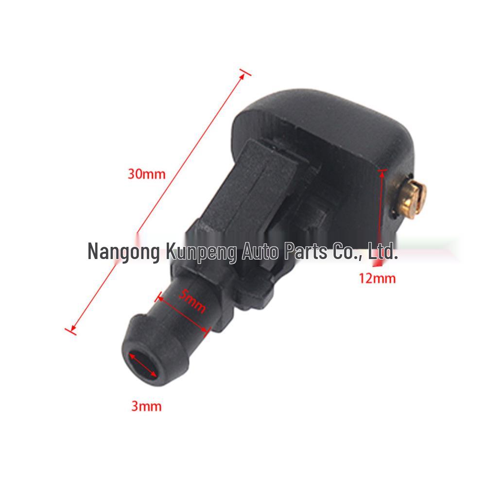 Kompatibel främre vindrutetorkarspolarmunstycke och slang för Ford F150 (3W7Z17603AA)