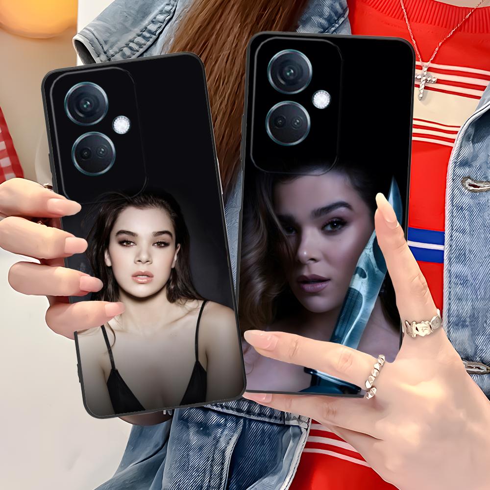 Hailee Steinfeld Matte TPU Mobile Phone Case for OPPO Reno 14 13 12 11 10 9 8 7 6 5 F T Pro 5G Colorful Printing Cover
