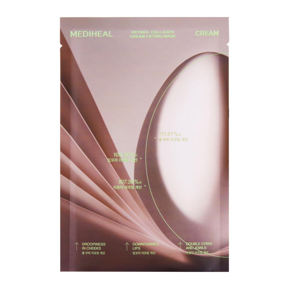 

Mediheal Retinol Collagen Contour Mask 1 sheet, choose 1 of 2 types Retinol Collagen Cream Mask