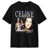 Celines Dion Tshirt Summer Novelty Tshirts Unisex Cotton Oneck 4xl 5xl 6xl Top Tees Shortsleeved Y2k Casual Tops