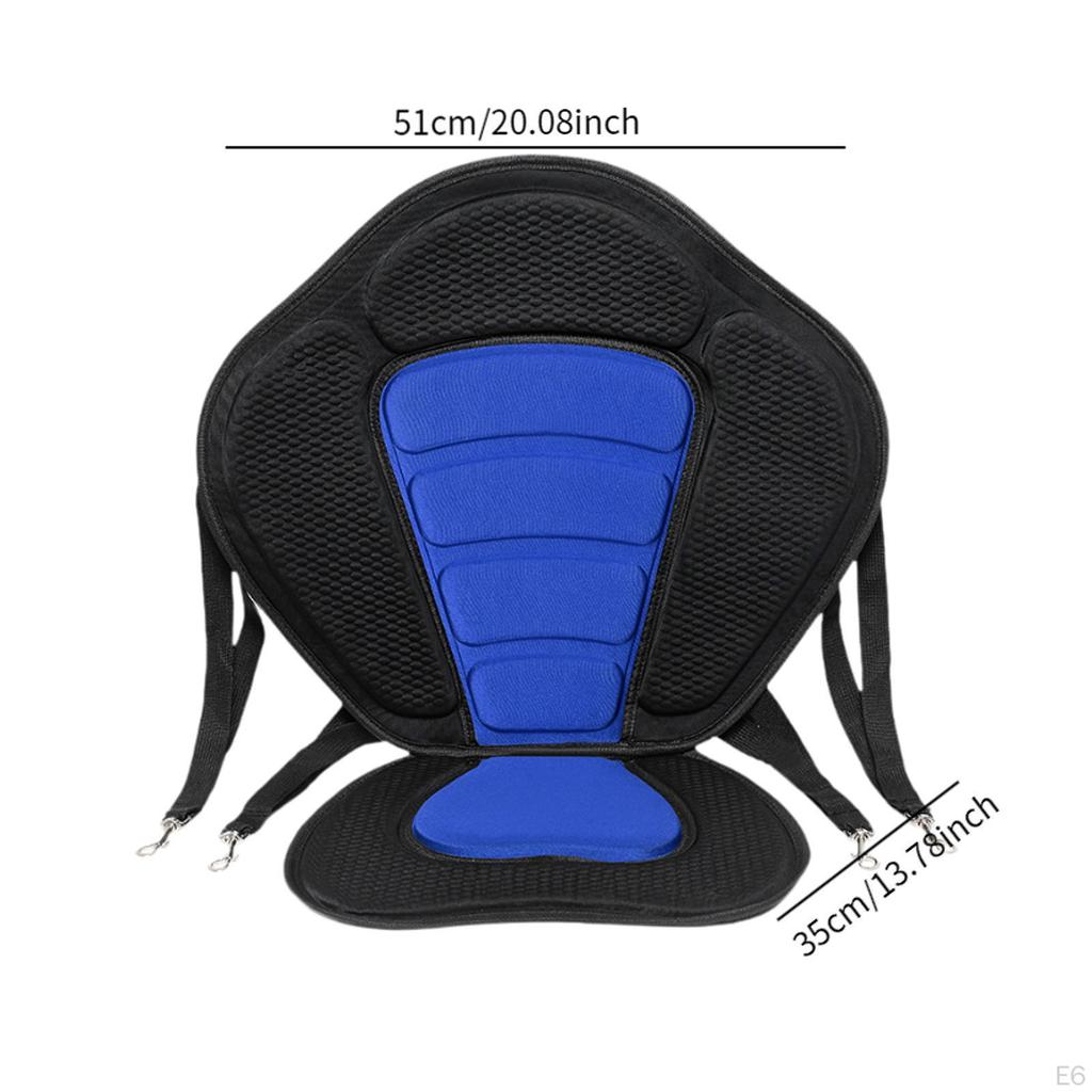 Příslušenství pro kajakové sedačky, robustní, neklouzavé s opěrkou zad pro jízdu na kajaku,