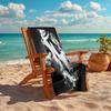 1Pc Light Bulb Dance Performance Beach Towel, Quick Dry, Multi-Use for Beach Pool Gym Yoga Home Travel, Christmas, Halloween, Xmas Gift M929397