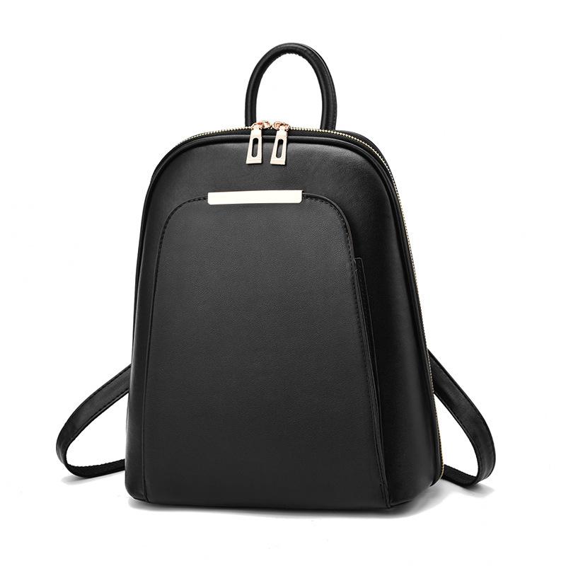 

New Fashionable Student Backpack Korean Edition Large Capacity Handheld Double Shoulder Trendy Single Shoulder чорний