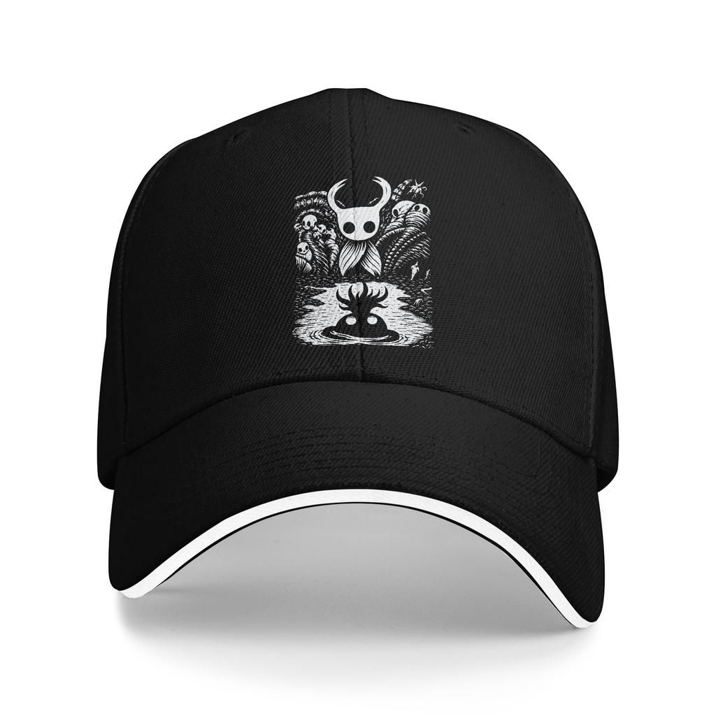 Funny Video Game Hollow Knight Baseball Caps Hip Hop Sandwich Caps for Unisex Women Adjustable Headwear Outdoor