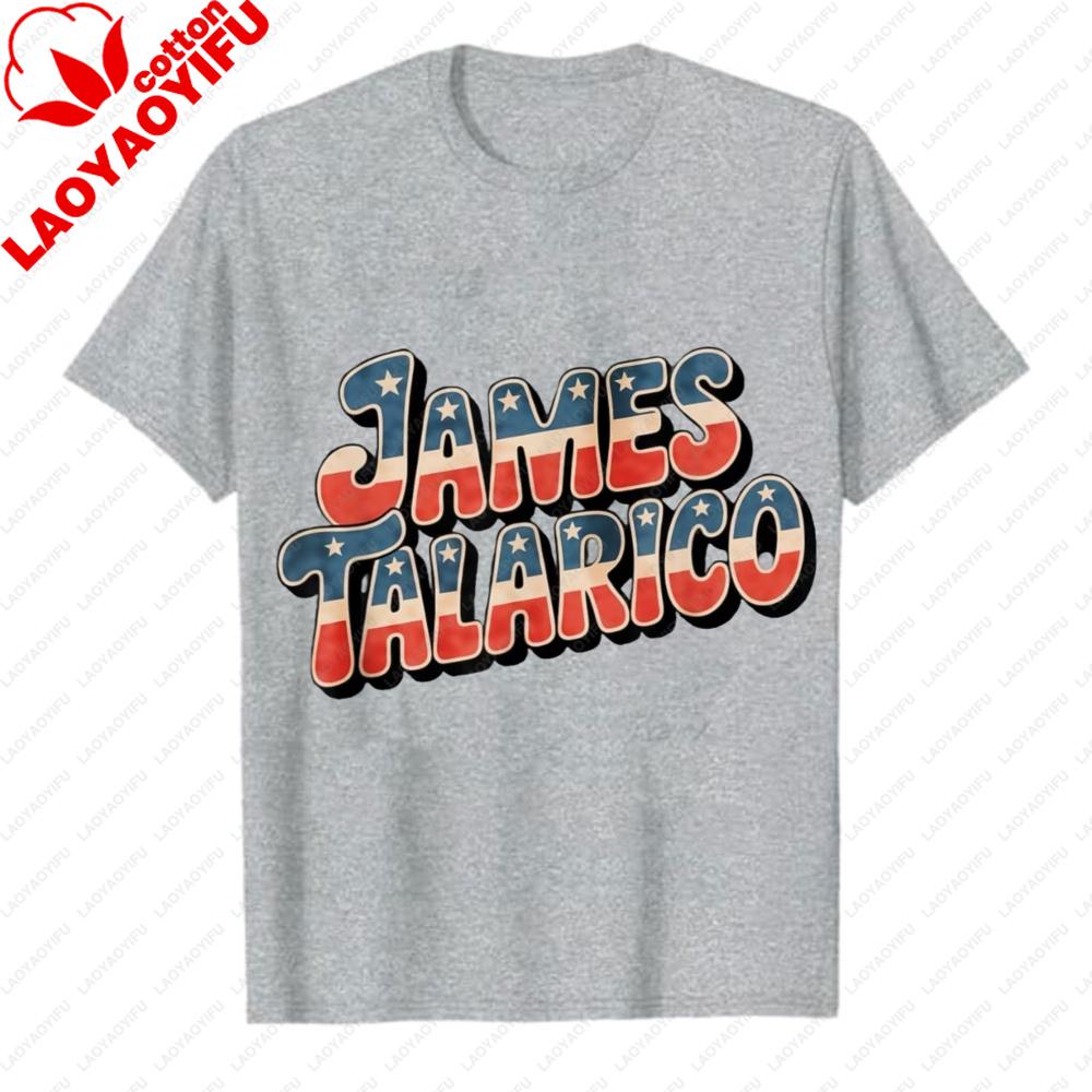 James Talarico Texas Democrat Political Campaign Supporter TShirt Yk Tops Harajuku Shirts for Women Vintage Aesthetic Clothes