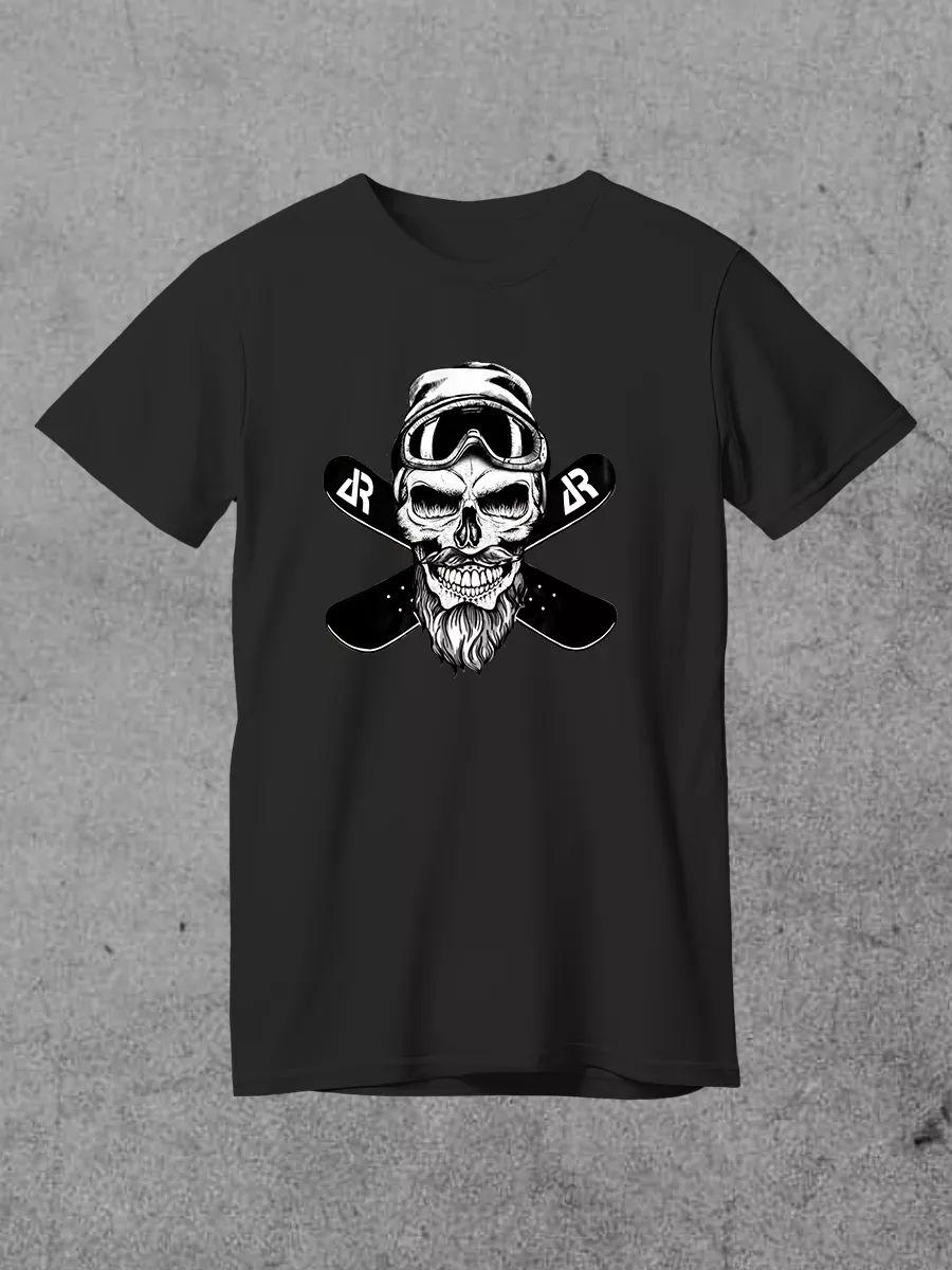 Skeleton snowboarder T-shirt S
