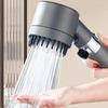 Pressurized Handheld Shower Set with Filtered Spray & Massage Nozzle in Gun Grey