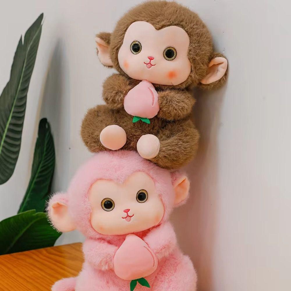 Stuffed Pillow Simulation Monkey Doll Super Soft Monkey Stuffed Animals Girlfriend