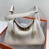 Semi-hand Wax Thread Bag TC Leather Doctor Womens Commuter Stainless Steel Hardware