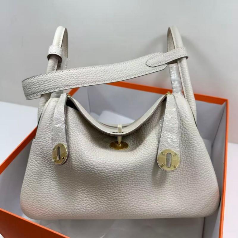 Semi-hand Wax Thread Bag TC Leather Doctor Womens Commuter Stainless Steel Hardware
