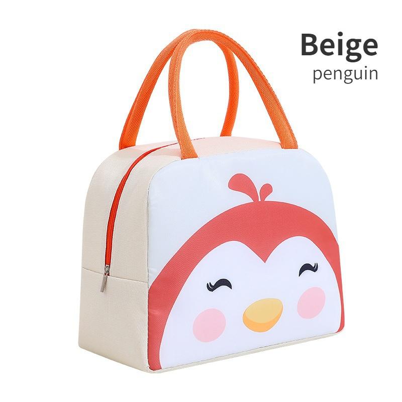 Children Lunch Bag Portable Cute Dinosaur Animals Waterproof Food Warmer Lunch Box Bento Insulated Bag Kids School Food Storage Bags