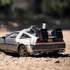 JADA 1:24 delorean back to the future DMC-12 Alloy Car Diecasts & Toy Vehicles Car Model Miniature Scale Model Car For Children
