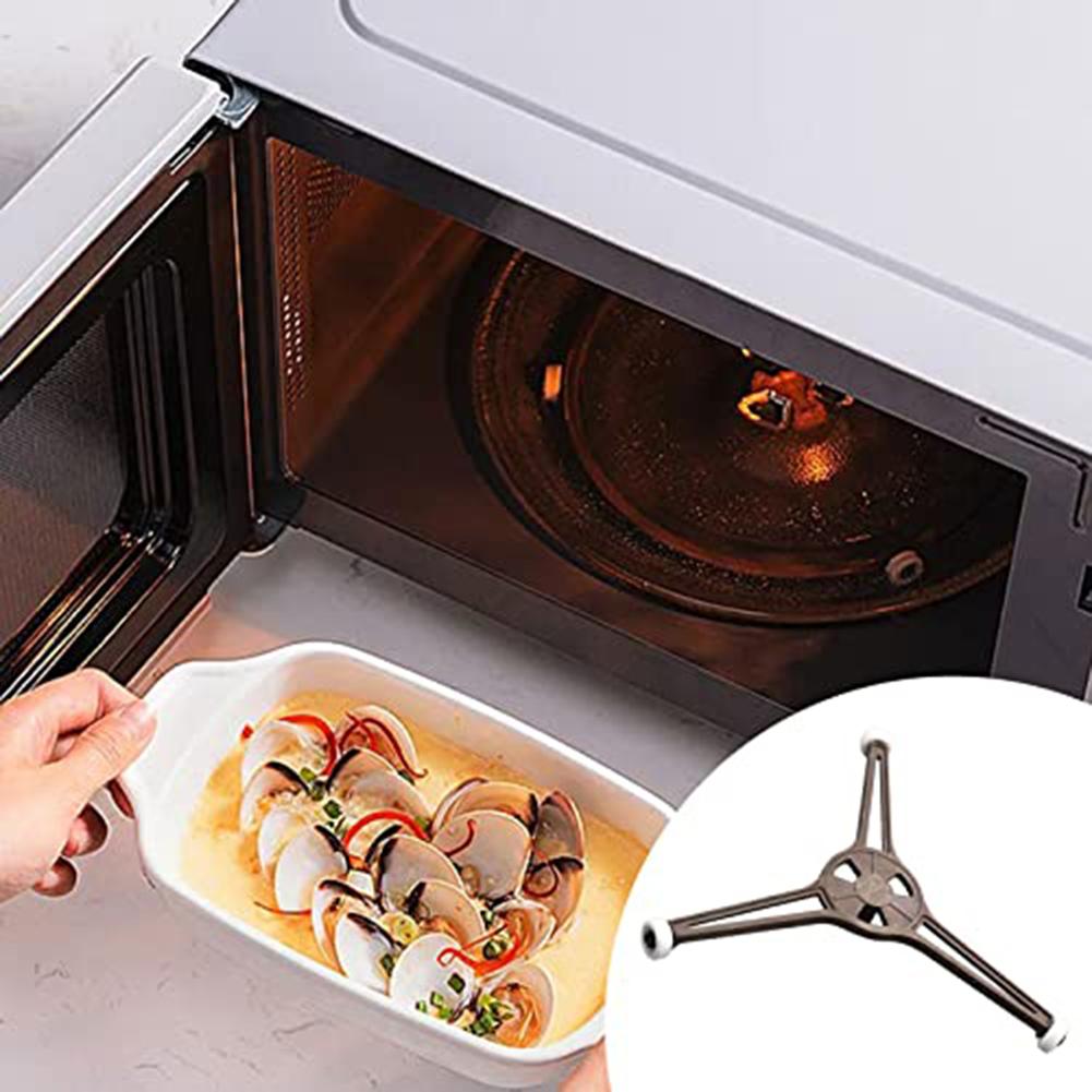 Replacement Microwave Turntable Ring Stable Triangular Design Heat Resistant for Various Microwave Oven Brands