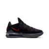 Nike Lebron 17 Low EP Bred Men Sneakers Black University-Red Dark-Grey CD5006-001